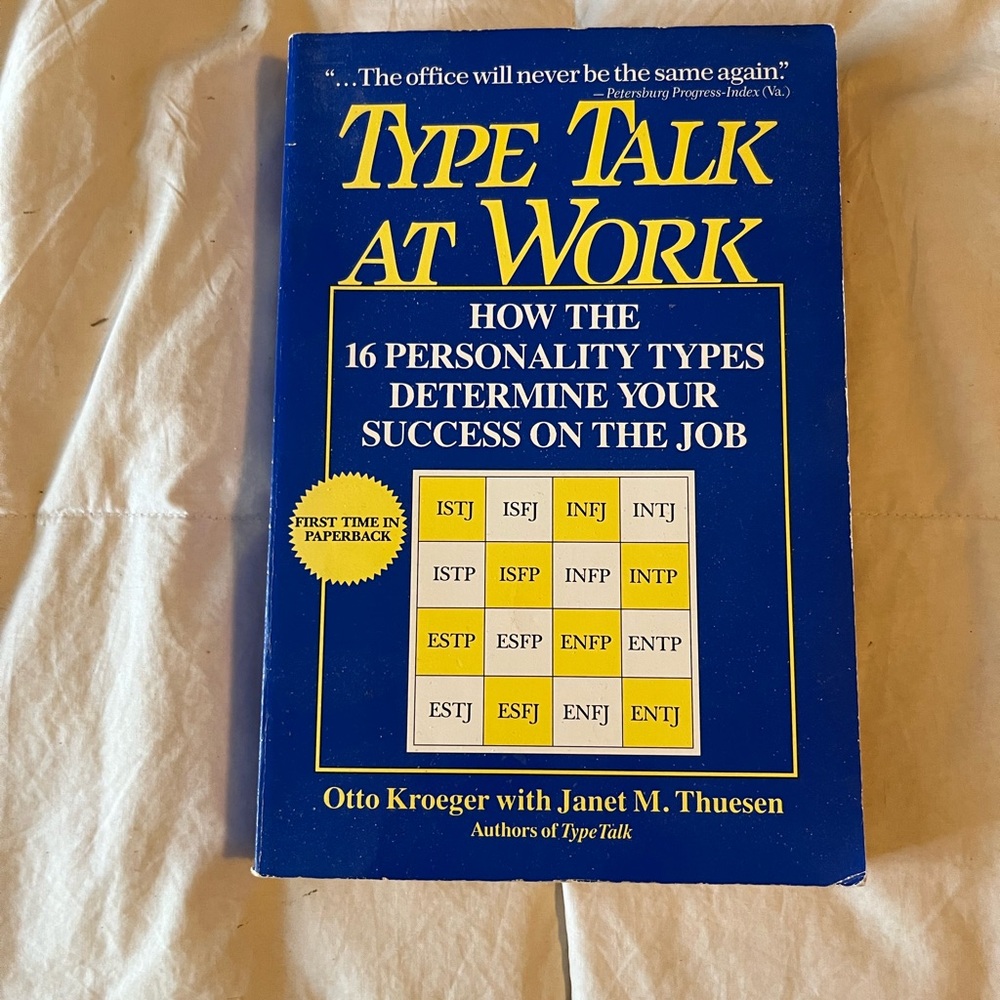 The Type Talk At Work vintage book